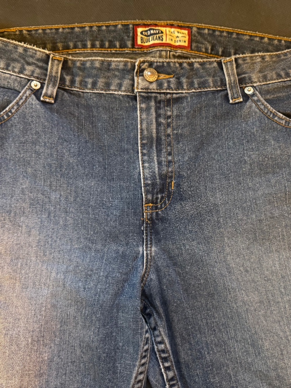 Old Navy Vintage Women's Jeans Medium Wash Late 90s Low Rise Relaxed Boot 14-16S